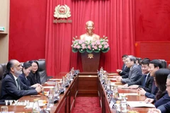 At the meeting between Minister of Public Security General Luong Tam Quang and Amandeep Singh Gill, United Nations Under-Secretary-General and Special Envoy on Technology to the UN Secretary-General, in Hanoi on January 16, 2025. (Photo: VNA)