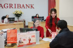 Deposit interest rates have continued to cool down, with 42 banks cutting rates by 0.1-0.5 percentage points. (Photo: VNA)