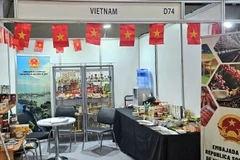 One of nearly 50 Vietnamese enterprises participate in the “Espacio Food & Service 2025” held in Santiago de Chile. (Photo: The Courtesy of Vietnam Trade Office in Chile)