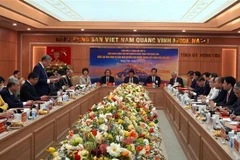 At the theoretical exchange between the CPV and JCP on August 2. (Photo: VNA)