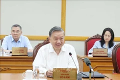 Party General Secretary To Lam addresses the meeting (Photo: VNA)