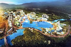 The perspective of the Van Don casino project in Quang Ninh province. (Photo: tuoitre.vn)