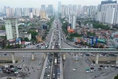 Cat Linh - Ha Dong metro line (Photo: VNA)