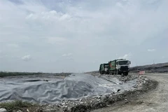 A corner of the Da Phuoc waste treatment complex in HCM City’s Hung Long commune. (Photo: sggp.org.vn)
