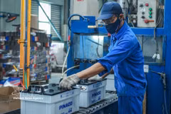 Beyond the domestic market, PINACO batteries are now available in 44 countries and territories. (Photo: VNA)