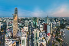  A view of Ho Chi Minh City’s skyline, Vietnam’s largest economic hub (Photo: VNA)