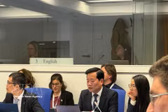 Nguyen Hoang Linh, Director of the Agency for Radiation and Nuclear Safety under the Ministry of Science and Technology, presents Vietnam’s national report at the 10th Review Meeting of the Convention on Nuclear Safety (CNS), held from April 13–17 in Vienna. (Photo: VNA)