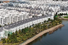 Newly developed townhouses in HCM City’s Long Binh ward. (Photo: VNA)