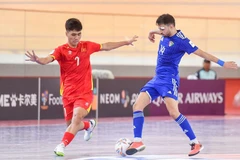 Vietnam’s national futsal team enjoys an emotional opening match at the AFC Futsal Asian Cup 2026, coming from behind to defeat Kuwait 5–4. (Photo: Vietnam Football Federation)