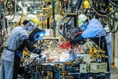 Vietnamese manufacturers again registered growth of production in December, extending the current sequence of expansion to eight months. (Photo vneconomy.vn)