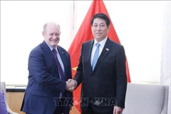 State President Luong Cuong meets with US Senator Chris Coons. (Photo: VNA)