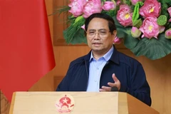 Prime Minister Pham Minh Chinh speaks at the second meeting of the national steering committee for implementing the Politburo’s Resolution No. 68/NQ/TW on the private sector development on November 1. (Photo: VNA)