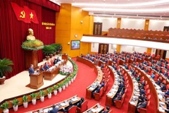At the opening ceremony of the 13th Party Central Committee’s 12th plenum in Hanoi on July 18. (Photo: VNA)
