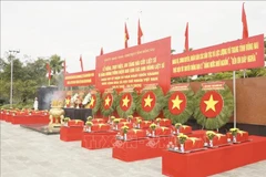Dong Nai province holds a memorial and burial service for the remains of 30 fallen soldiers on August 27, 2025. (File photo: VNA)