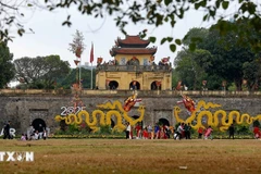At the Thang Long Imperial Citadel heritage site - the venue of Hanoi's upcoming first world cultural day (Photo: VNA)