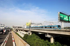 Ho Chi Minh City's Metro Line No.1 (Ben Thanh - Suoi Tien). (Photo: VNA)
