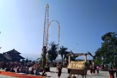 A reenactment of the Ada Koonh festival of the Pa Co ethnic people in A Luoi district, Thua Thien-Hue province. (Photo: VNA)