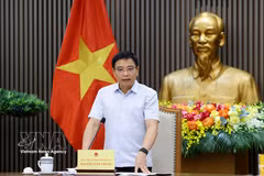 Deputy Prime Minister Nguyen Van Thang speaks at the meeting with ministries and sectors in Hanoi on June 17 to review public investment disbursement and address bottlenecks affecting ODA projects. (Photo: VNA)