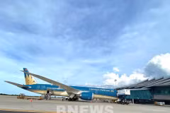 An aircraft of Vietnam Airlines (Photo: VNA)