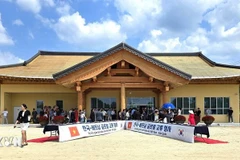 A community centre within the Vietnam Village (Photo: VNA)