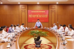 At the Central Steering Committee for Judicial Reform's second session in Hanoi on July 7 (Photo: VNA)