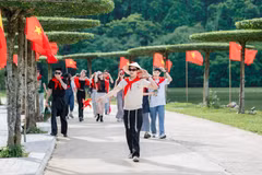 At Thung Nham ecological tourism site in Ninh Binh province. (Photo: VNA)