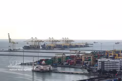 Container port in Penang State, Malaysia. (Photo: VNA)