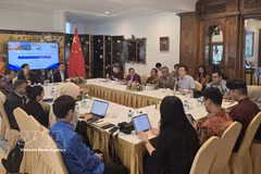 The talks held in Jakarta, Indonesia on July 15 on the China-ASEAN Comprehensive Strategic Partnership. (Photo: VNA)
