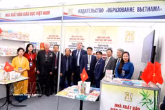 A view of the stall run by the Vietnam Education Publishing House at the 21st St. Petersburg International Book Fair in Russia, held from May 21 to 24, 2026. (Photo: VNA)