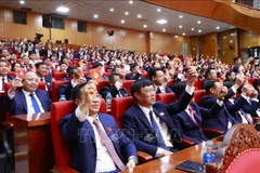 Delegates at the first Congress of the Bac Ninh provincial Party Organisation for the 2025–2030 tenure. (Photo: VNA)
