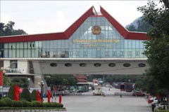At the Huu Nghi International Border Gate in Lang Son province. (Photo: VNA)
