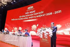 NA Chairman Tran Thanh Man speaks at the conference on May 28. (Photo: VNA)