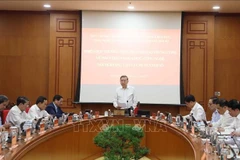 Party General Secretary To Lam chairs the meeting of the standing board of the Central Steering Committee for the Development of Science, Technology, Innovation, and Digital Transformation in Hanoi on May 29. (Photo: VNA)