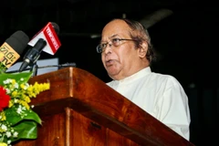 Chairman of the Sri Lanka–Vietnam Solidarity Association Sudasinghe Sugathapala (Photo courtesy of Vietnamese Embassy in Sri Lanka)