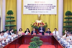 The press conference announcing the Presidential Order on June 16 (Photo: VNA)