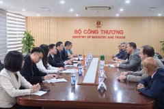 At the working session (Photo: VNA)