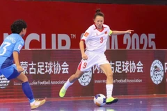 Vietnam becomes the first team to qualify for the quarterfinals of the AFC Women’s Futsal Asian Cup 2025 after its victory against the Philippines on May 9. (Photo: VFF)
