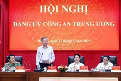 Party General Secretary To Lam addresses the meeting. (Photo; VNA)