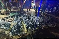 Eight people were killed and 15 others injured after a mini dump truck fell off a cliff in Sultan Kudarat province, south of the Philippines, on August 6. (Photo: Xinhua)