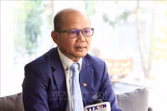 Uch Leang, Acting Director of the Asia-Africa and Middle East Research Department at the Cambodia Institute of International Relations under the Royal Academy of Cambodia (Photo: VNA)