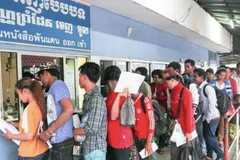 Cambodia - Thailand border gate area. (Photo: Khmer Times)