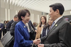 State President Luong Cuong meets with Japanese Prime Minister Sanae Takaichi. (Photo: VNA)