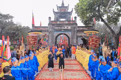 The ritual ceremony at the Co Loa Festival 2026 in Hanoi. (Photo: VNA)