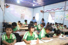 A class for children of workers at the Snuol Complex of THACO AGRI (Photo: VNA)