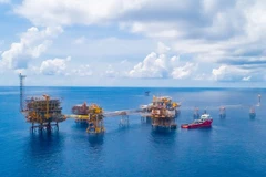 Oil and gas drilling rigs of Vietsovpetro at the Bach Ho field (Illustrative photo: VNA)