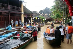 Hoi An Ancient Town under floodwater (Photo: VNA)