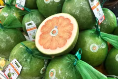 Vietnam’s green-skin pomelo has officially gained access to the Australian market. (Photo: VNA)