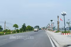 A road leading to the Doc Lap model residential area (Photo: baohungyen.vn)
