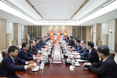 At the talks between General Secretary of the Communist Party of Vietnam Central Committee To Lam and President of the Republic of Korea Lee Jae Myung. (Photo: VNA)