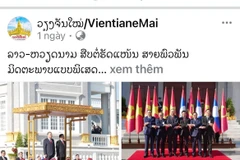 A screenshot of the article published by the Vientiane Mai newspaper. 